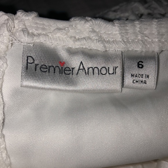 Premier Amour Spaghetti Strap Lace Sheath Dress - Picture 10 of 11